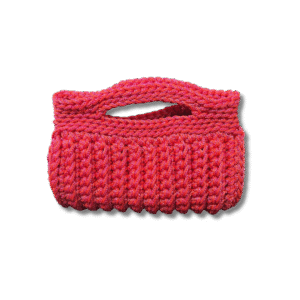 Mini Bag Momenti Garofano Rosso borsa artigianale rosso floreale realizzata a mano.