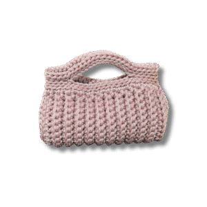Mini Bag Momenti Rosa Antico borsa artigianale rosa antico realizzata a mano.